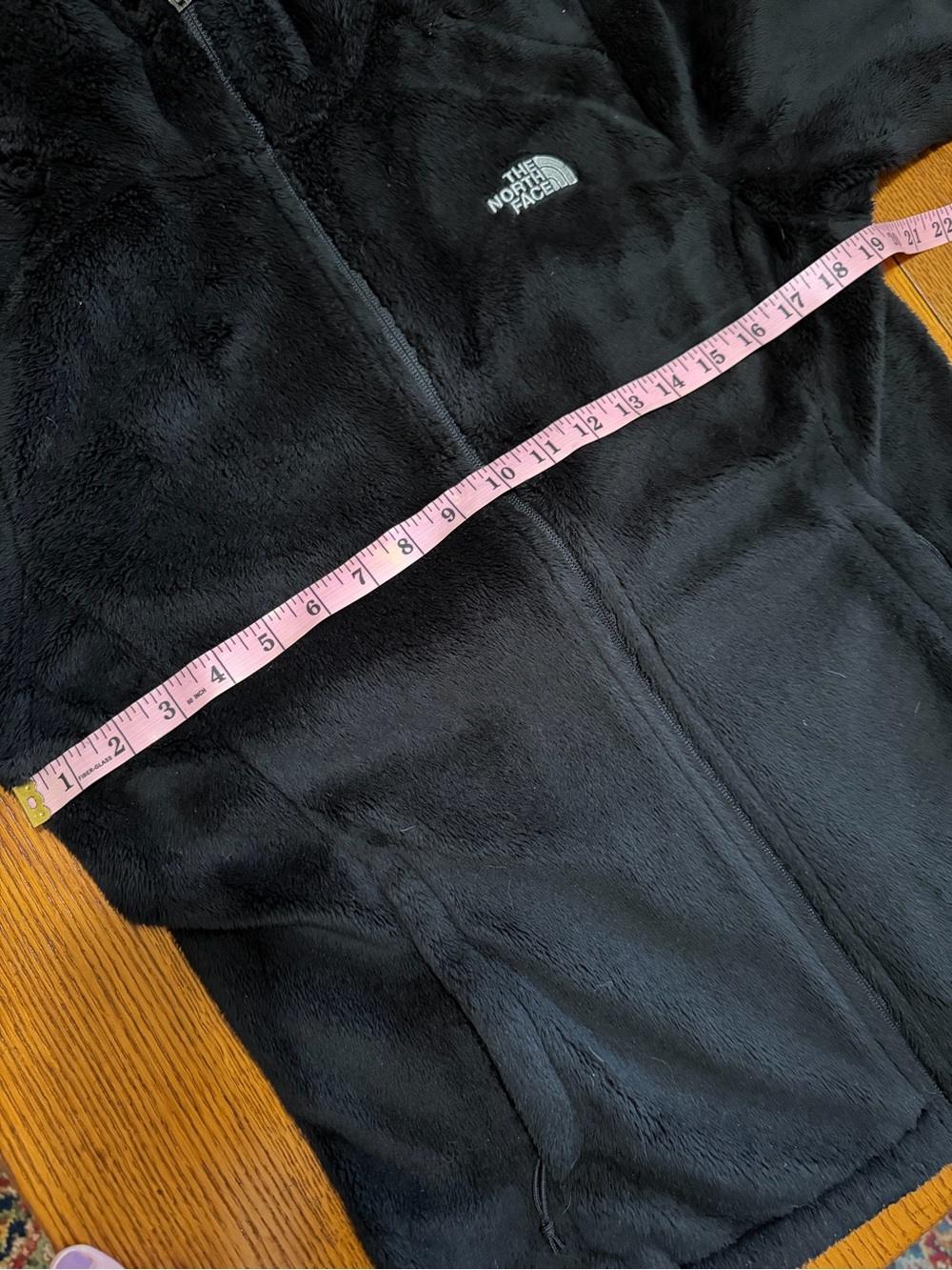 North Face | Full Zip Osito Fuzzy Jacket, Black, Medium - Picture 5 of 7